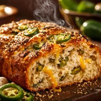 Cheesy Seedy Jalapeno Bread Abm