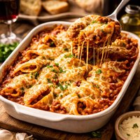 Cheesy Shell Lasagna
