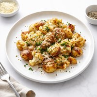 Cheesy Smashed Potatoes Cauliflower