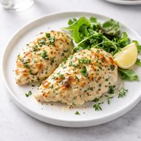 Cheesy Sour Cream Herb Chicken