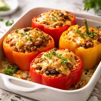 Cheesy Stuffed Bell Peppers