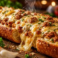 Cheesy Stuffed French Bread