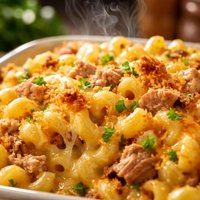 Cheesy Tuna Macaroni Casserole