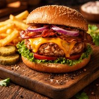Cheesy Turkey Burger