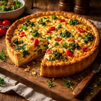 Cheesy Vegetable Quiche