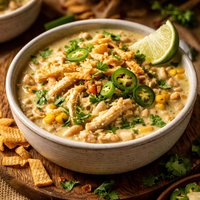 Cheesy White Chicken Chili