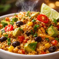 Cheezy Mexican Quinoa Vegan