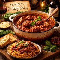 Chef Jeffs Sunday Gravy Spaghetti Sauce
