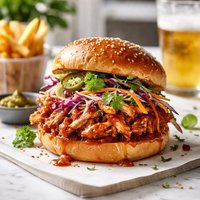 Chef Richard Blais Pulled Chicken Sandwich