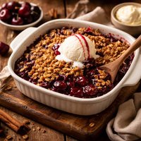 Cherries Jubilee Crisp