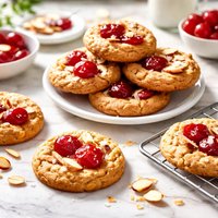 Cherry Almond Butter Cookies