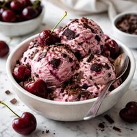 Cherry and Dark Chocolate Ice Cream
