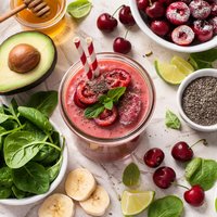 Cherry Avocado Smoothie