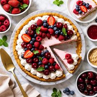 Cherry Berry Mousse Pie