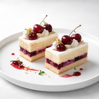 Cherry Cake Apparently for Two