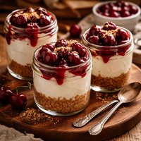 Cherry Cheesecake Parfaits