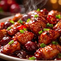 Cherry Chicken with Chili Sauce