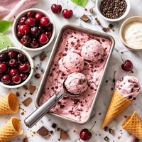 Cherry Chocolate Chip Ice Cream