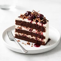 Cherry Chocolate Pecan Cake