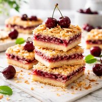 Cherry Coconut Bars