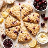 Cherry Cream Scones