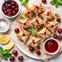 Cherry Dessert Wontons