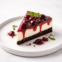 Cherry Glazed Chocolate Cream Cheese Torte