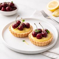 Cherry Lemon Tarts