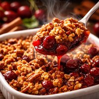 Cherry Nut Crisp