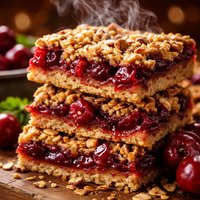 Cherry Oatmeal Cookie Bars