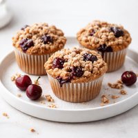 Cherry Pie Streusel Jumbo Muffins