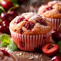 Cherry Pink Muffins