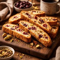 Cherry Pistachio Biscotti
