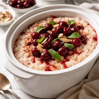 Cherry Rice Pudding in a Slow Cooker