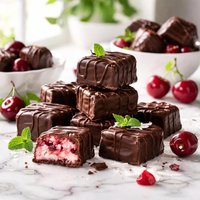 Cherry Ripe Bites