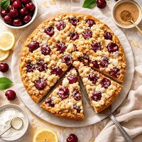 Cherry Streusel Cake