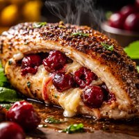Cherry Stuffed Grilled Chicken