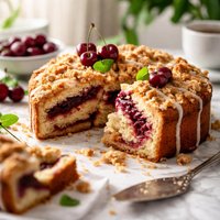 Cherry Swirl Coffee Cake