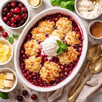 Cherry Time Cobbler