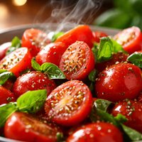 Cherry Tomato Basil Salad