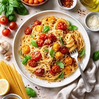 Cherry Tomato Spaghetti