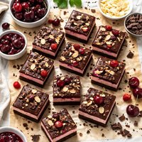 Cherry Truffle Squares