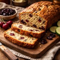 Cherry Vanilla Zucchini Bread