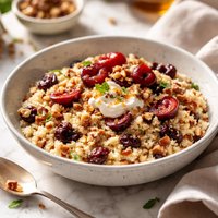Cherry Walnut Breakfast Couscous