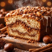 Chestnut Sour Cream Coffee Cake
