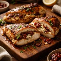 Chevre and Sun Dried Tomato Chicken