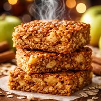 Chewy Apple Oatmeal Bars