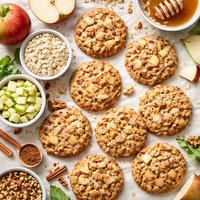 Chewy Apple Oatmeal Cookies