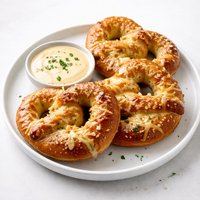 Chewy Cheesy Soft Pretzels