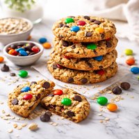 Chewy Oatmeal and M M Cookies